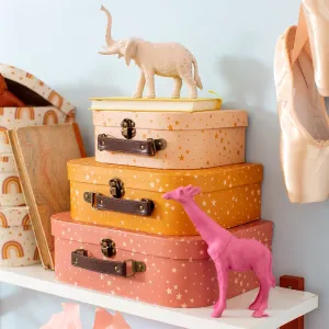 Keepsake Storage Suitcases 'Little Star' - Set of 3