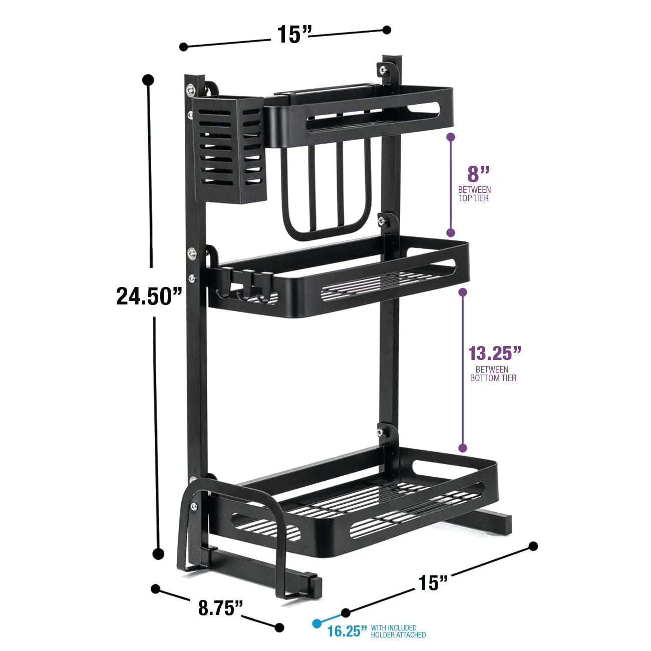 Kitchen Countertop Rack (3 Tier)
