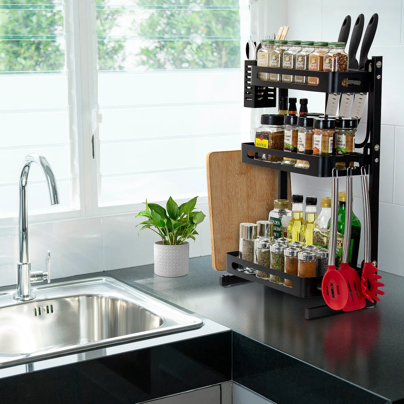 Kitchen Countertop Rack (3 Tier)