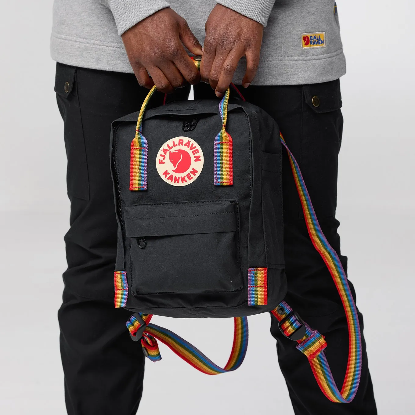 Knken Rainbow Mini Backpack - Black by Fjallraven