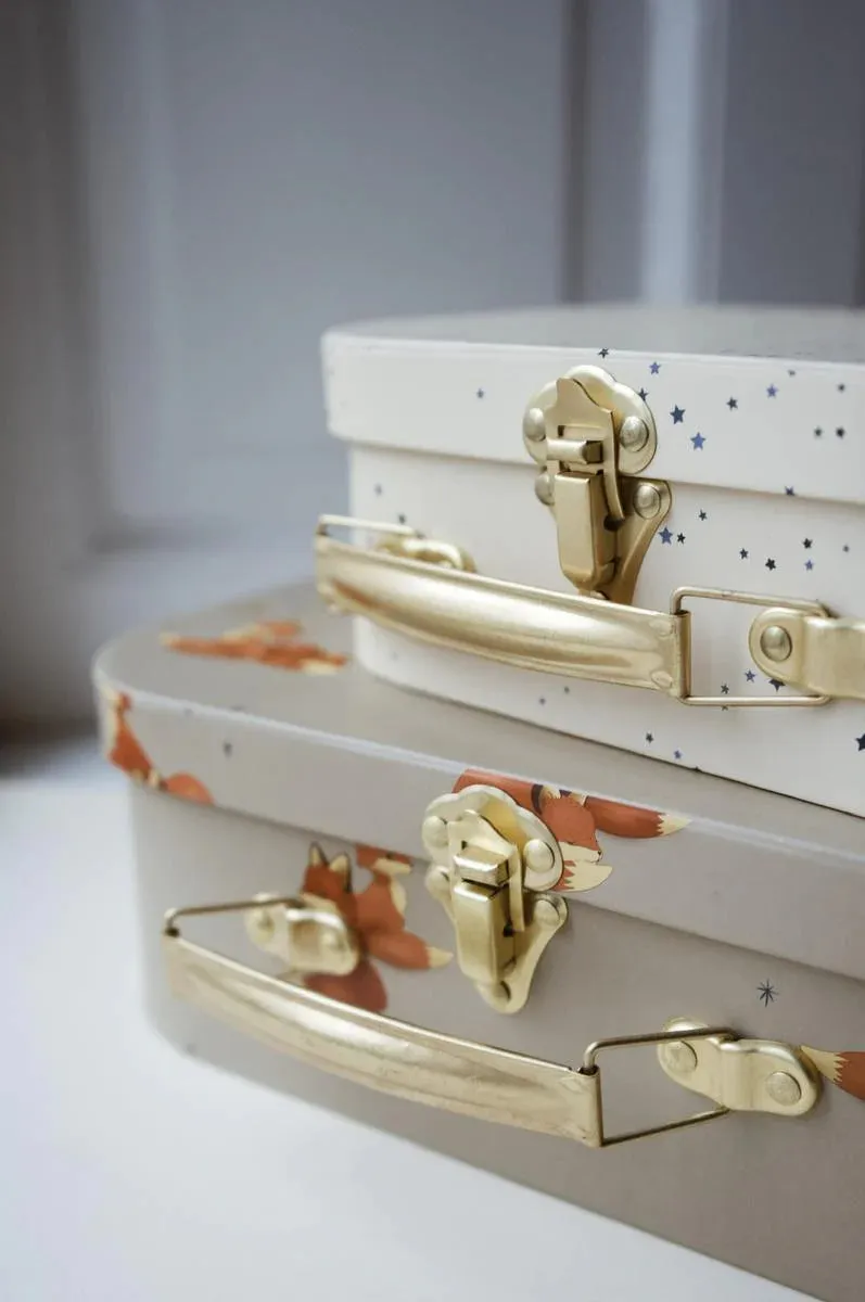 Konges Sløjd 2-Pack Luggage Suitcase | Foxie /Etoile Bleu