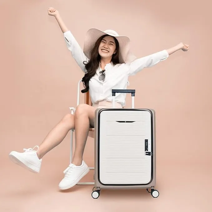 Kuber Industries Luggage Bag | Trolley Bags for Travel | Collapsible Luggage Bag | Travelling Bag | Trolley Bags for Suitcase | Lightweight Luggage Bag | 20 Inch | Pack of 2 | Light Mint
