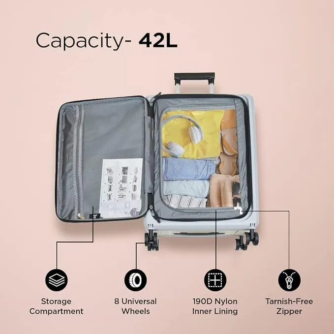 Kuber Industries Luggage Bag | Trolley Bags for Travel | Collapsible Luggage Bag | Travelling Bag | Trolley Bags for Suitcase | Lightweight Luggage Bag | 20 Inch | Pack of 2 | Light Mint