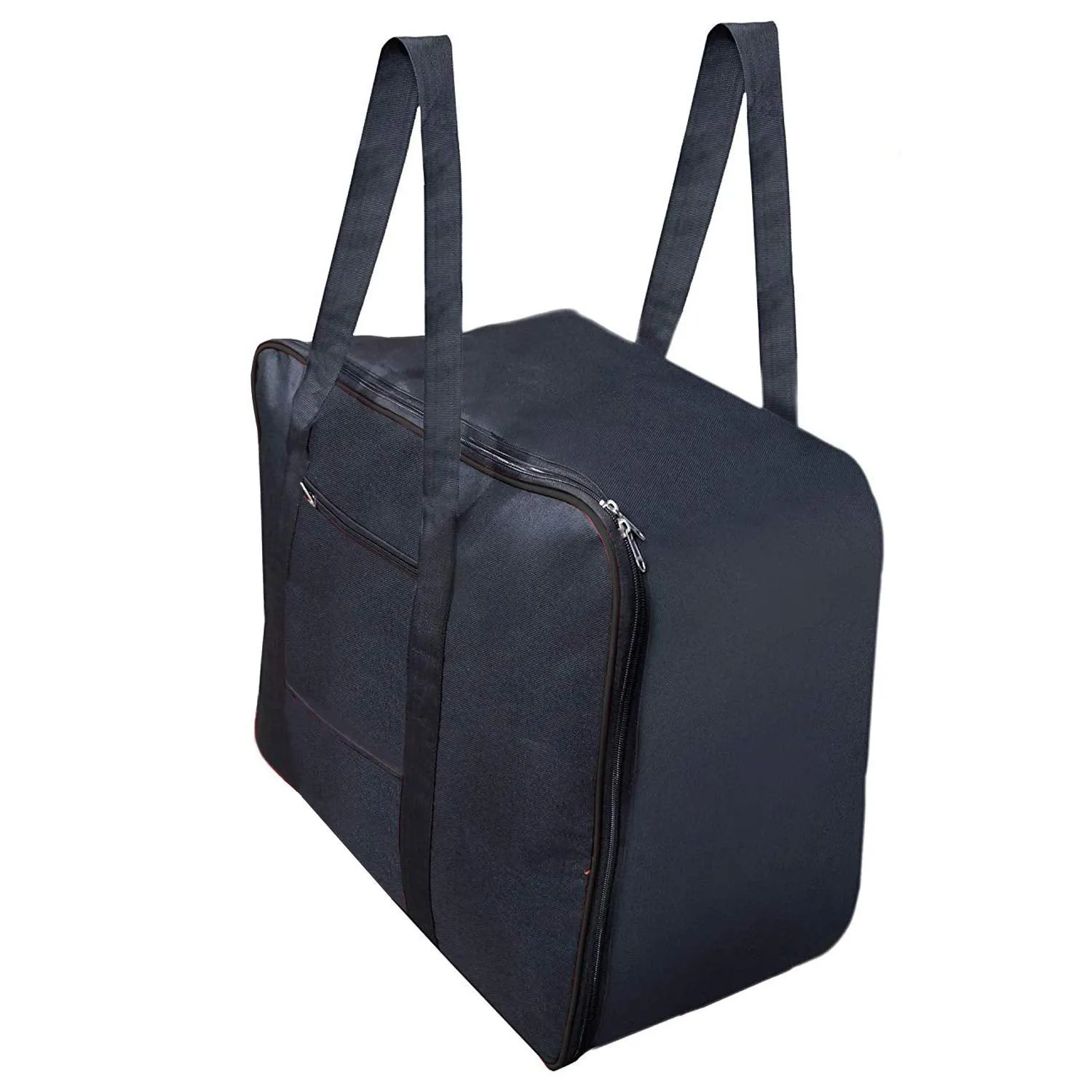 Kuber Industries Luggage Bag | Trolley Bags for Travel | Collapsible Luggage Bag | Travelling Bag | Trolley Bags for Suitcase | Lightweight Luggage Bag | 24 Inch | Pack of 5 | Black