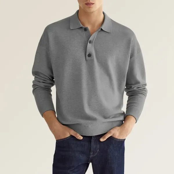 Laatste dag 50% kortingMen's Fashion Casual Loose Lapel Long Sleeve Shirt