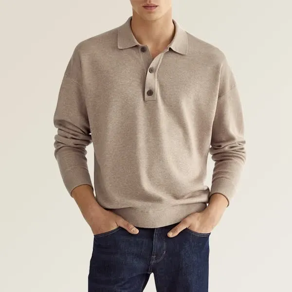 Laatste dag 50% kortingMen's Fashion Casual Loose Lapel Long Sleeve Shirt