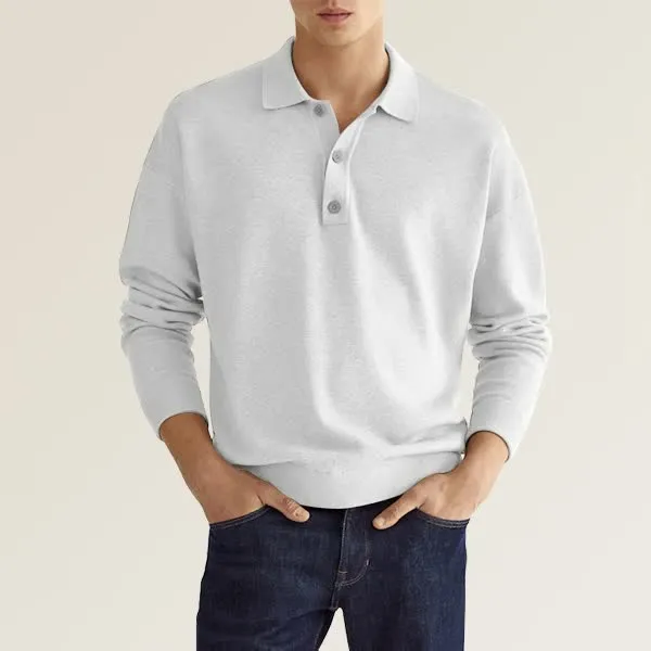 Laatste dag 50% kortingMen's Fashion Casual Loose Lapel Long Sleeve Shirt