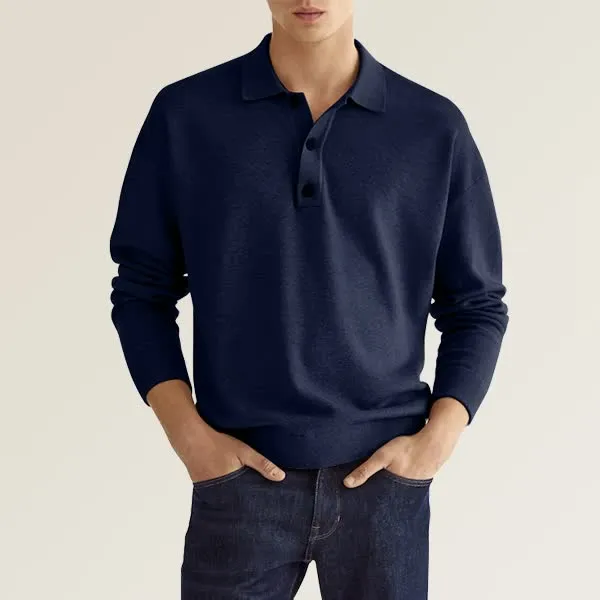 Laatste dag 50% kortingMen's Fashion Casual Loose Lapel Long Sleeve Shirt