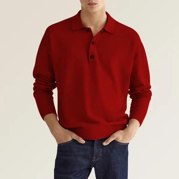 Laatste dag 50% kortingMen's Fashion Casual Loose Lapel Long Sleeve Shirt