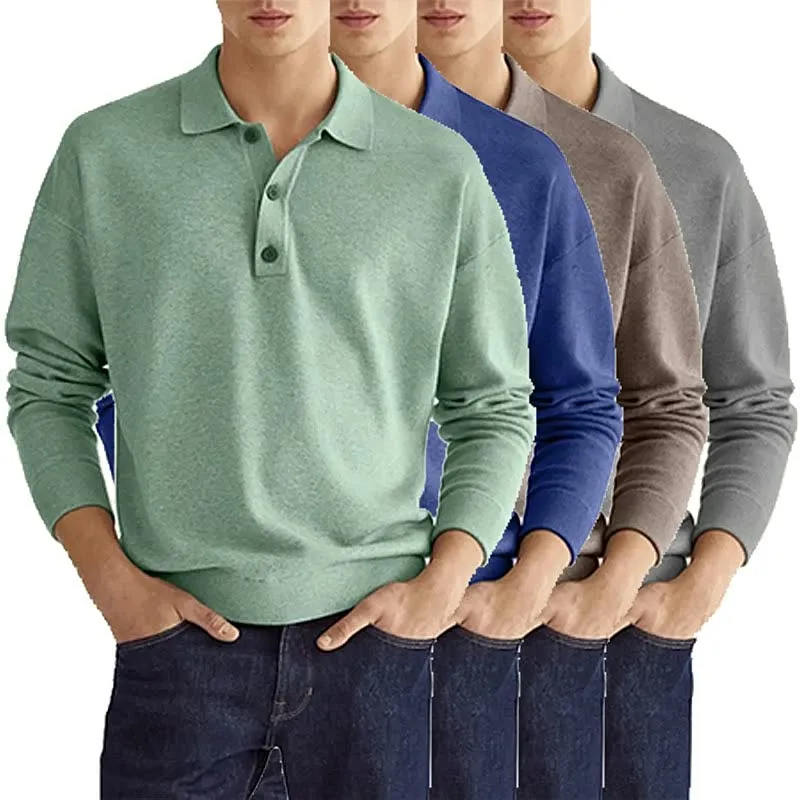 Laatste dag 50% kortingMen's Fashion Casual Loose Lapel Long Sleeve Shirt