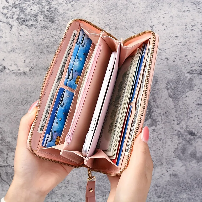 Large Capacity Zippered Clutch Perfect Gift for Women