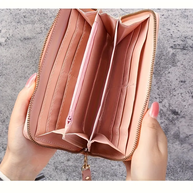 Large Capacity Zippered Clutch Perfect Gift for Women