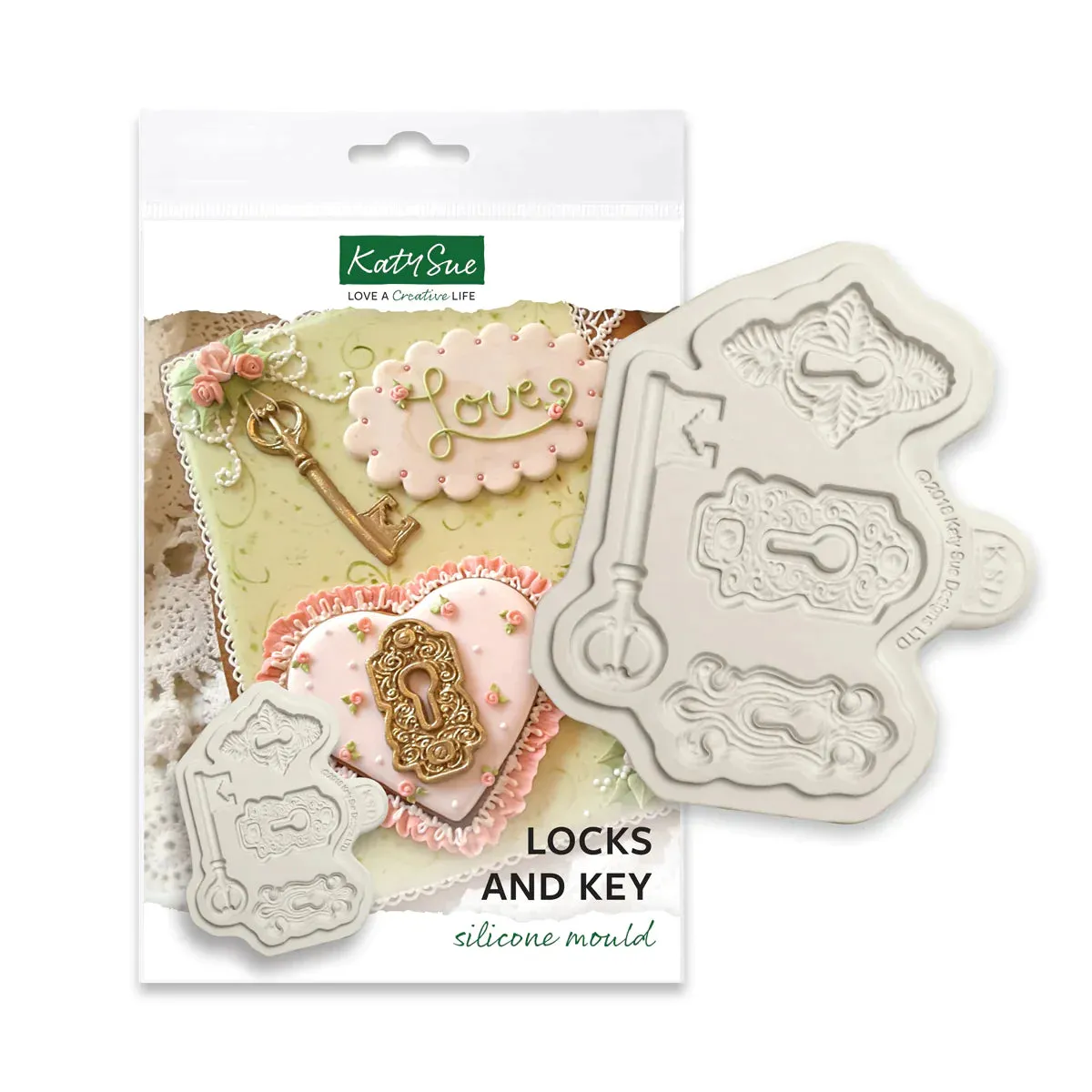 Locks and Key Silicone Mould