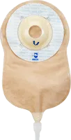 Marlen Manufacturing UltraLite™ One-piece Urostomy Pouch with AquaTack™ Hydrocolloid Deep Convex Skin Barrier and E-Z Drain Valve 1-1/2" Opening, 9-1/4" L x 5-3/4" W, Transparent, 16Oz, Odor-proof