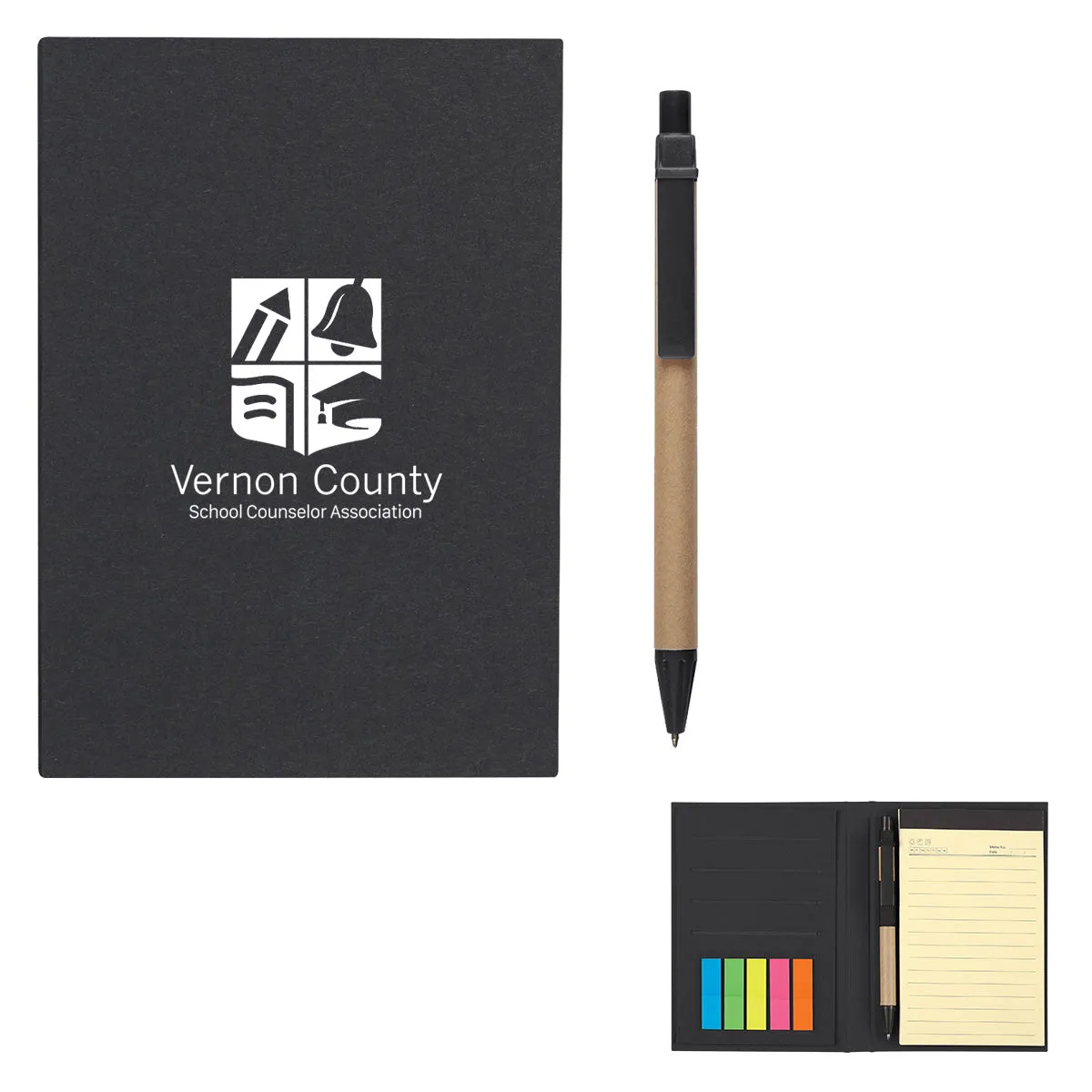 Meeting Mate Notebook w/Pen & Sticky Flags