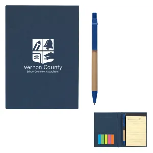 Meeting Mate Notebook w/Pen & Sticky Flags