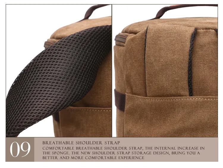 Men's Mid-Volume Classic Canvas Travel Duffel Bag