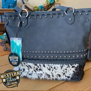 Montana West Concealed Carry Trinity Hair On Cowhide Tote