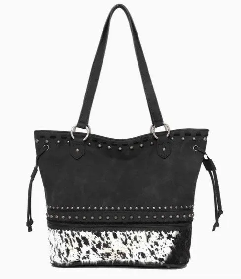 Montana West Concealed Carry Trinity Hair On Cowhide Tote