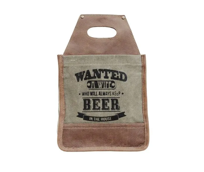 Myra Wanted Wife 6 Pack Beer Caddy