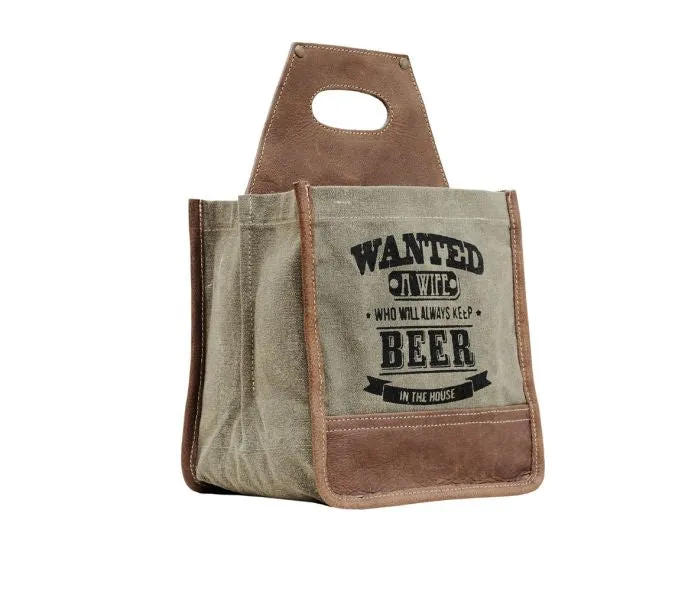 Myra Wanted Wife 6 Pack Beer Caddy