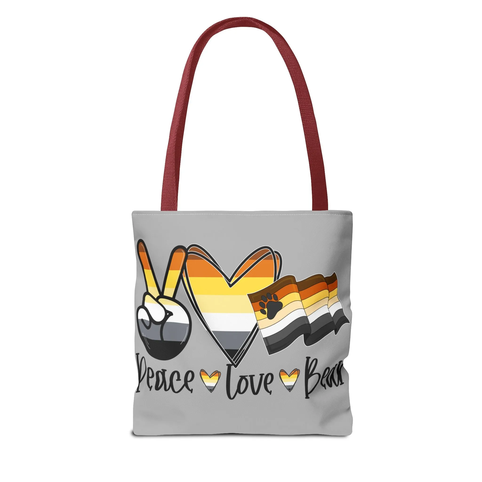 Peace, Love, Bear - Tote