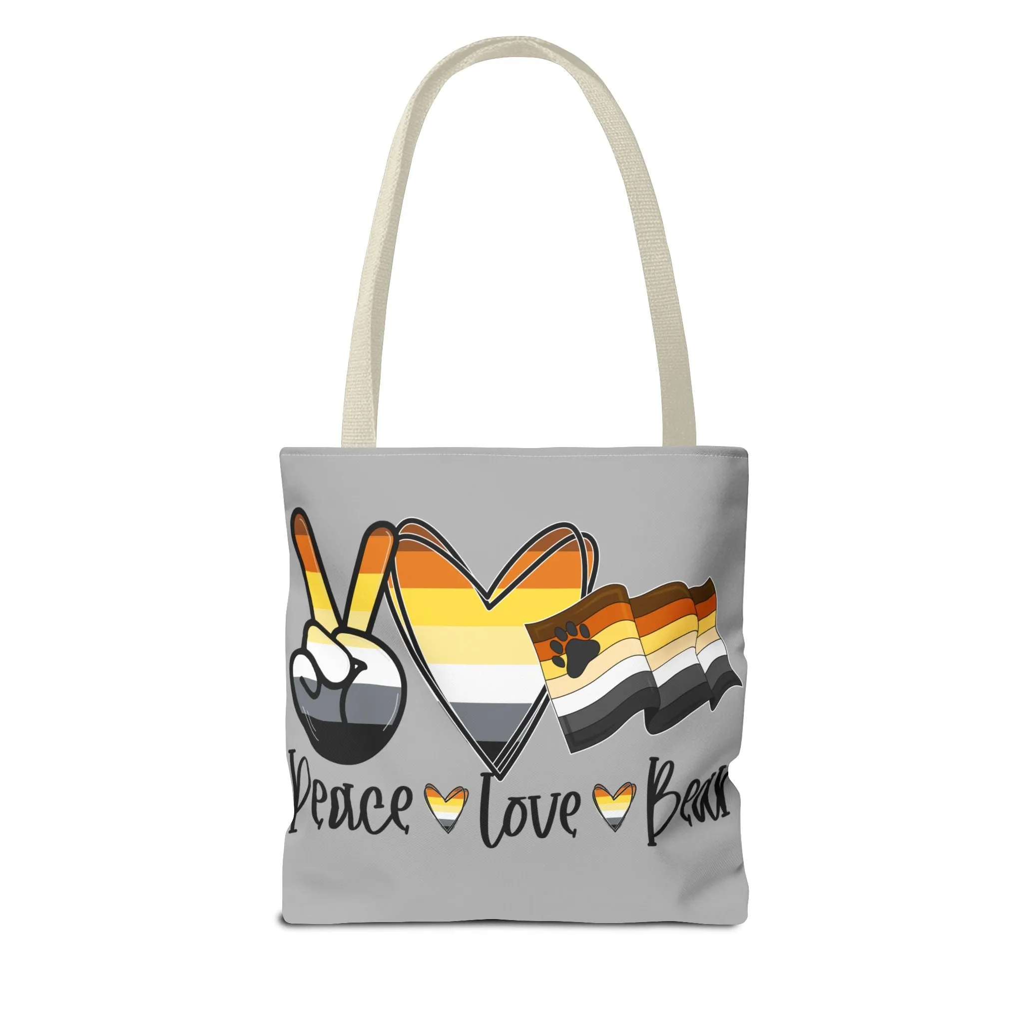 Peace, Love, Bear - Tote