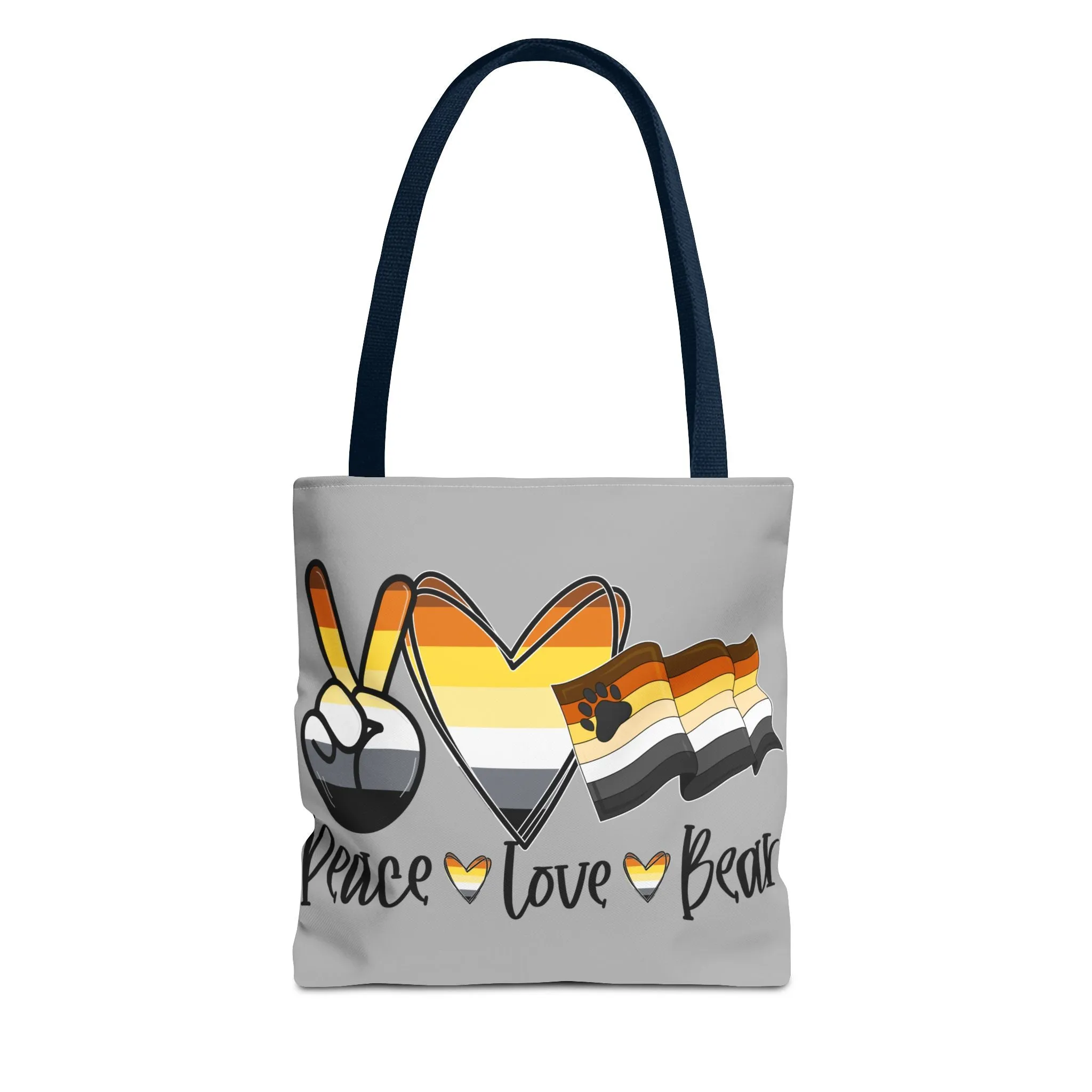 Peace, Love, Bear - Tote