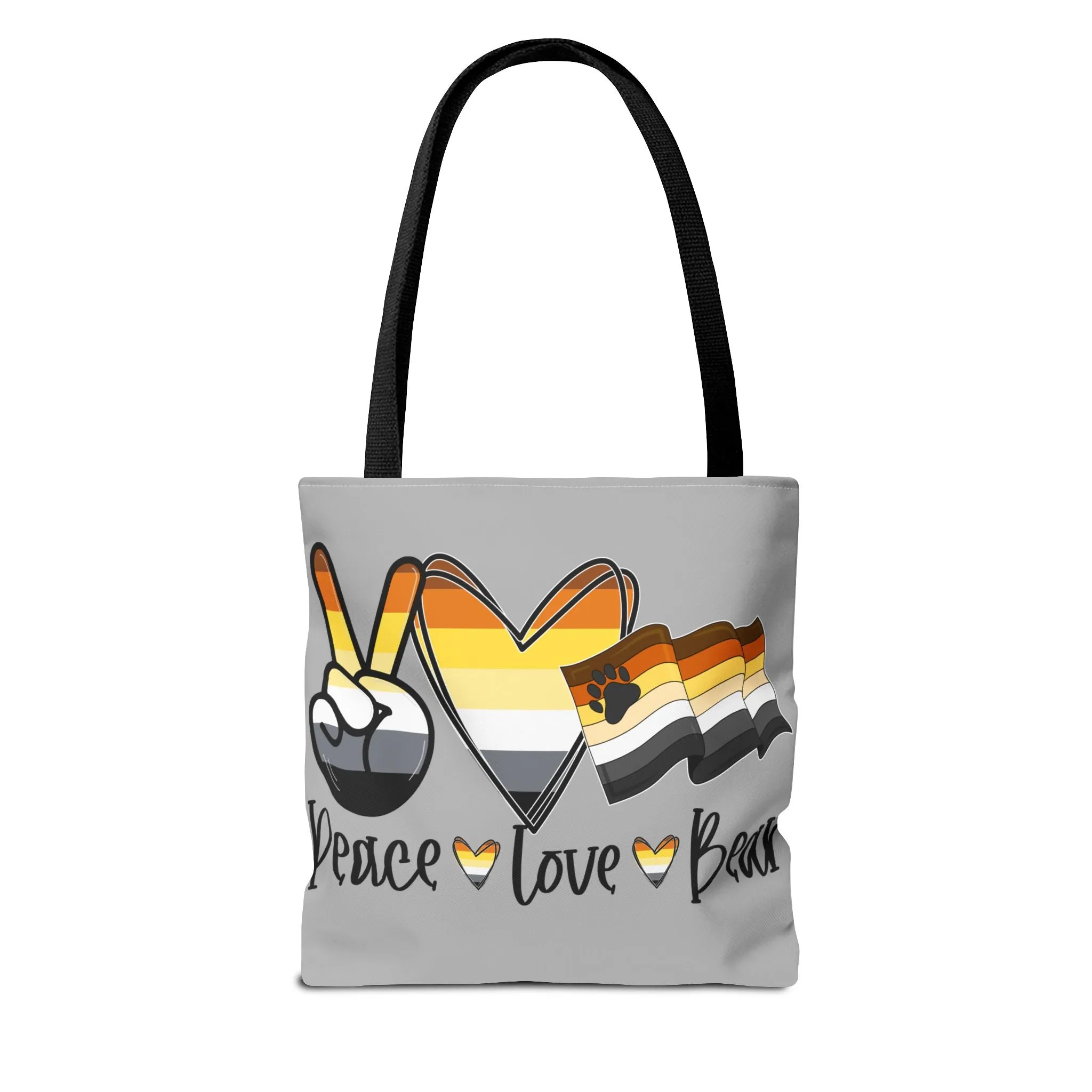 Peace, Love, Bear - Tote