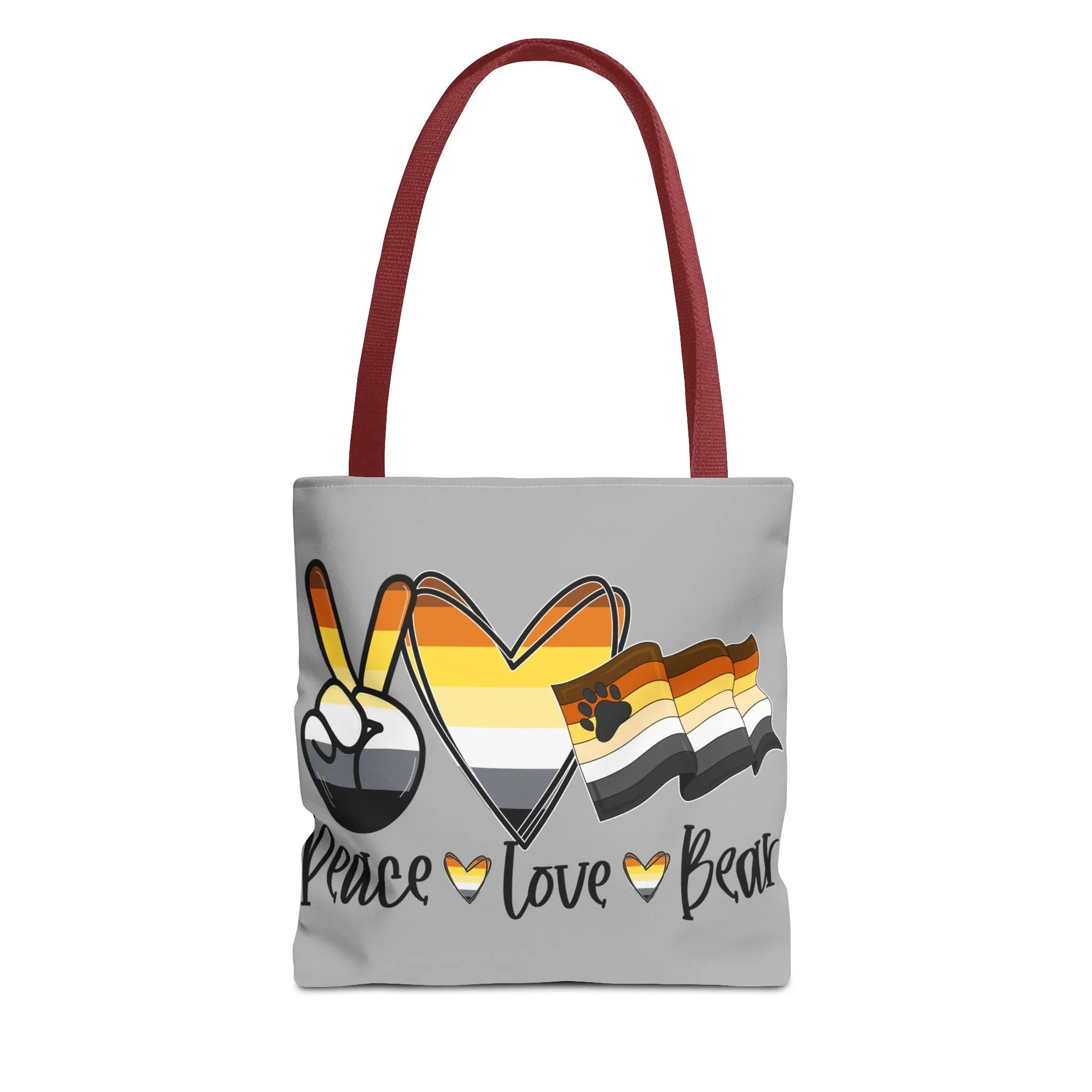 Peace, Love, Bear - Tote