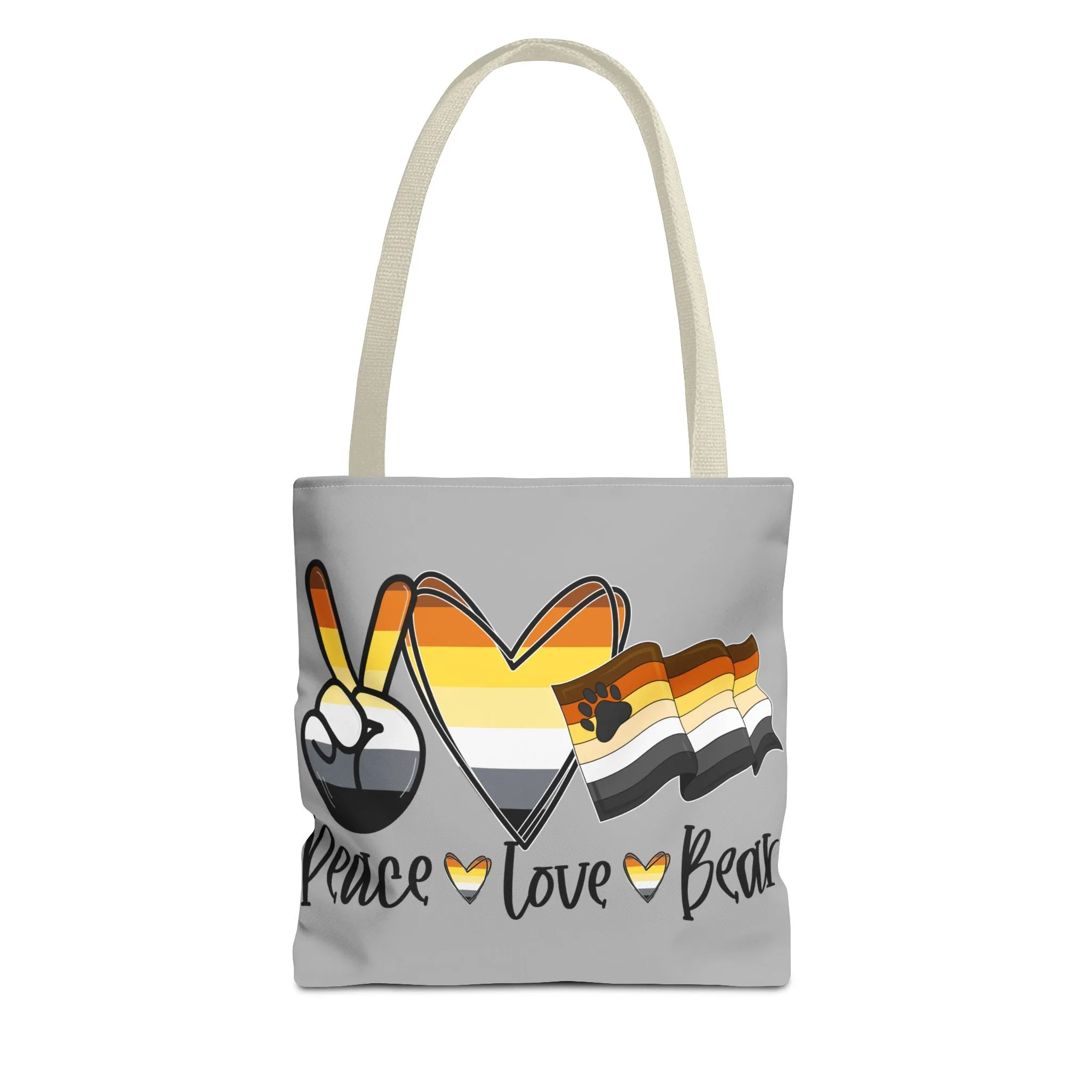 Peace, Love, Bear - Tote