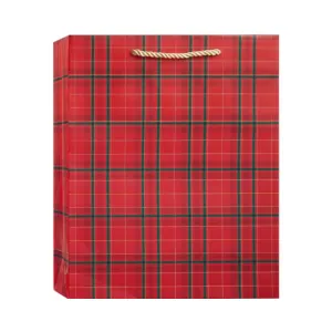 Plaid Tidings Holiday Gift Bags
