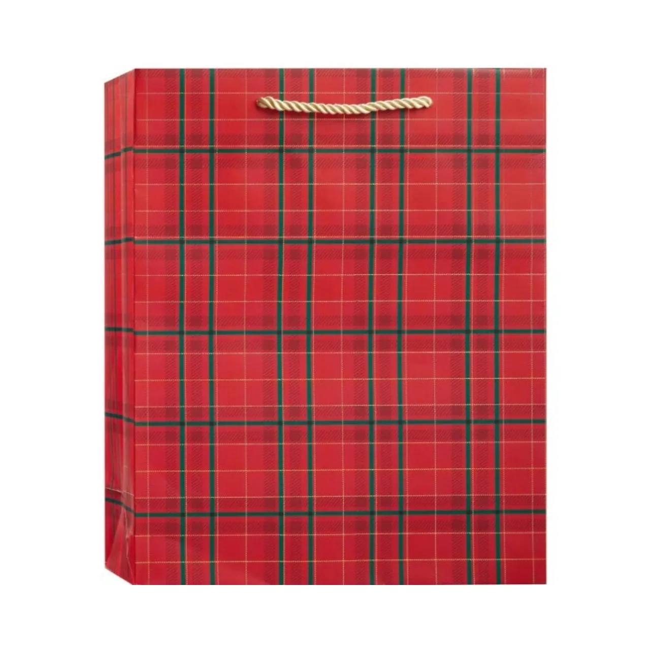 Plaid Tidings Holiday Gift Bags