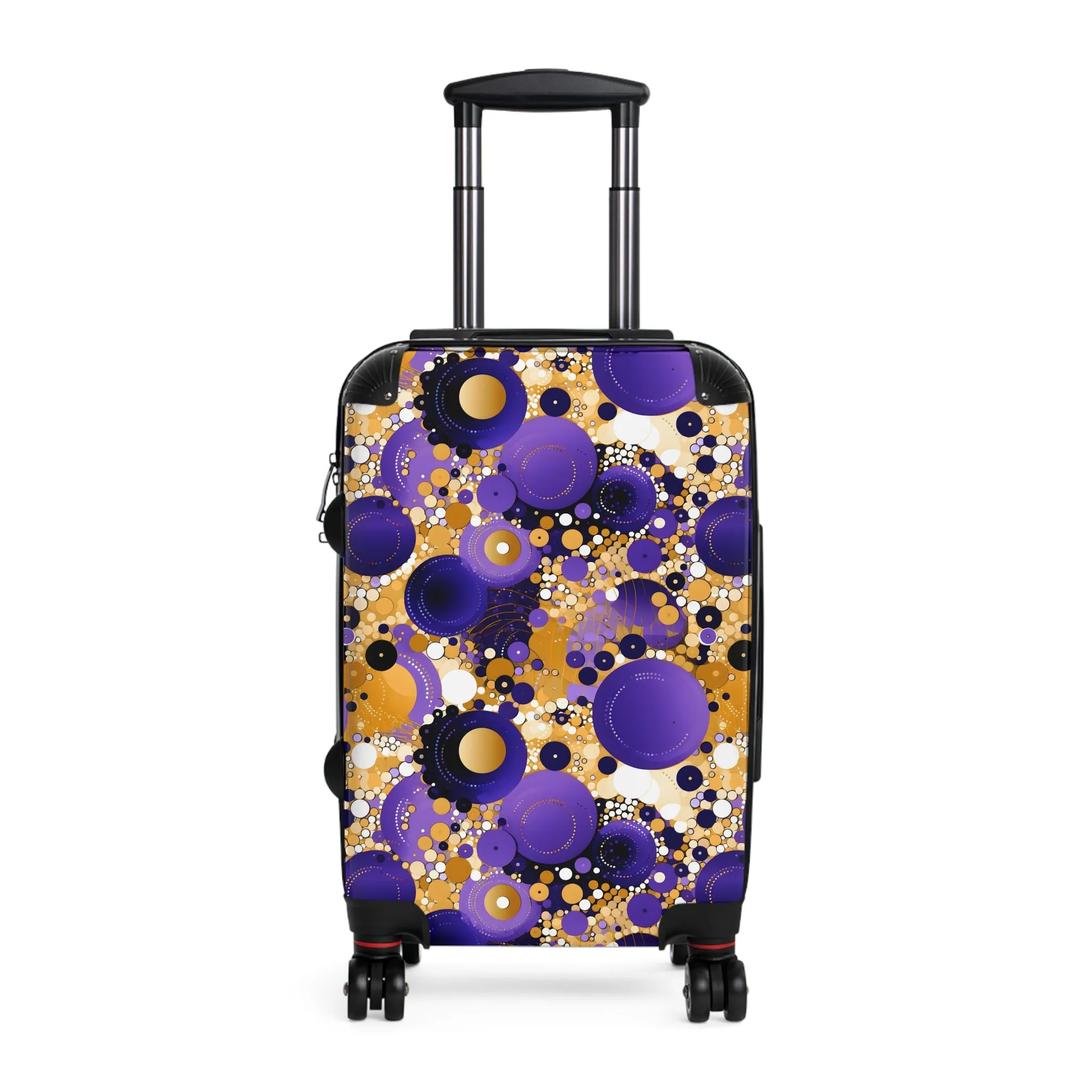 Purple and Gold Suitcase