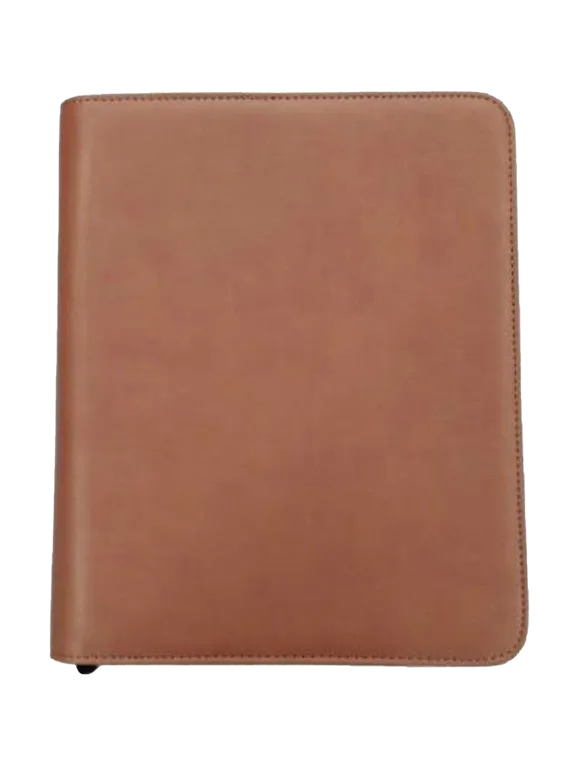 RM-370 - PU Leather Portfolio with in built 6000 MAH power bank