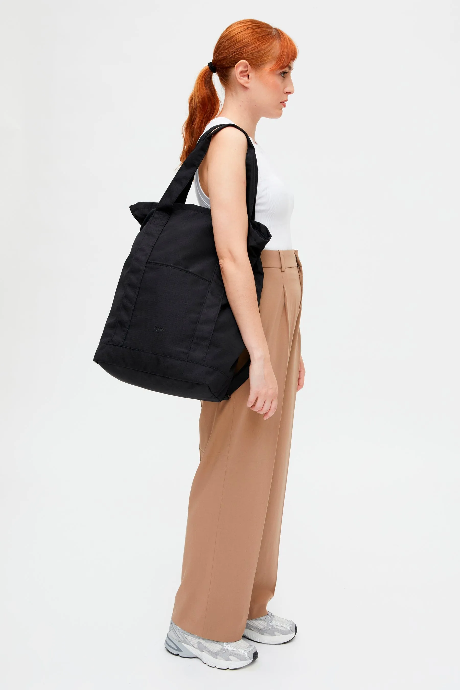 Roots Tote Bag Maxi 15" Black