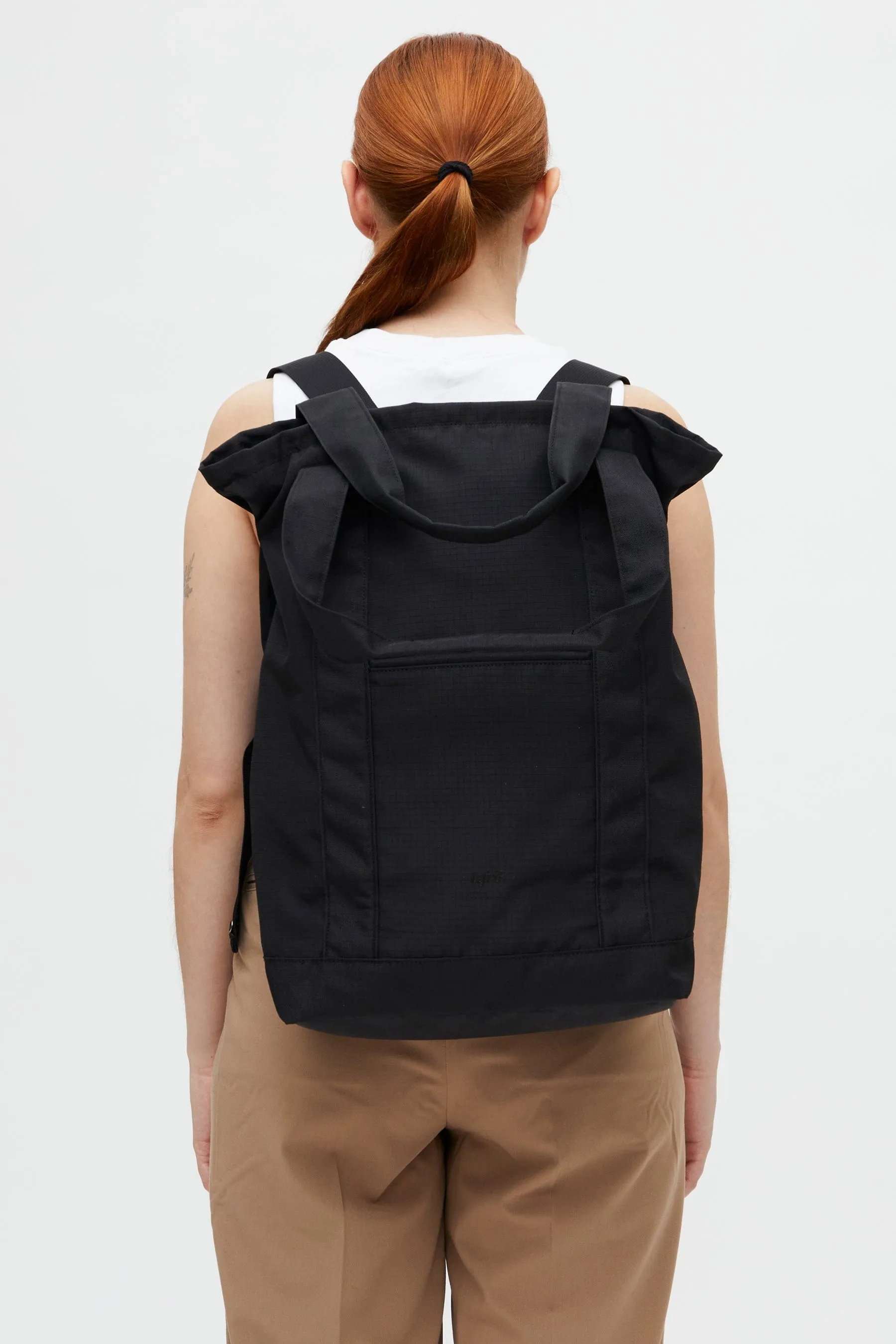 Roots Tote Bag Maxi 15" Black