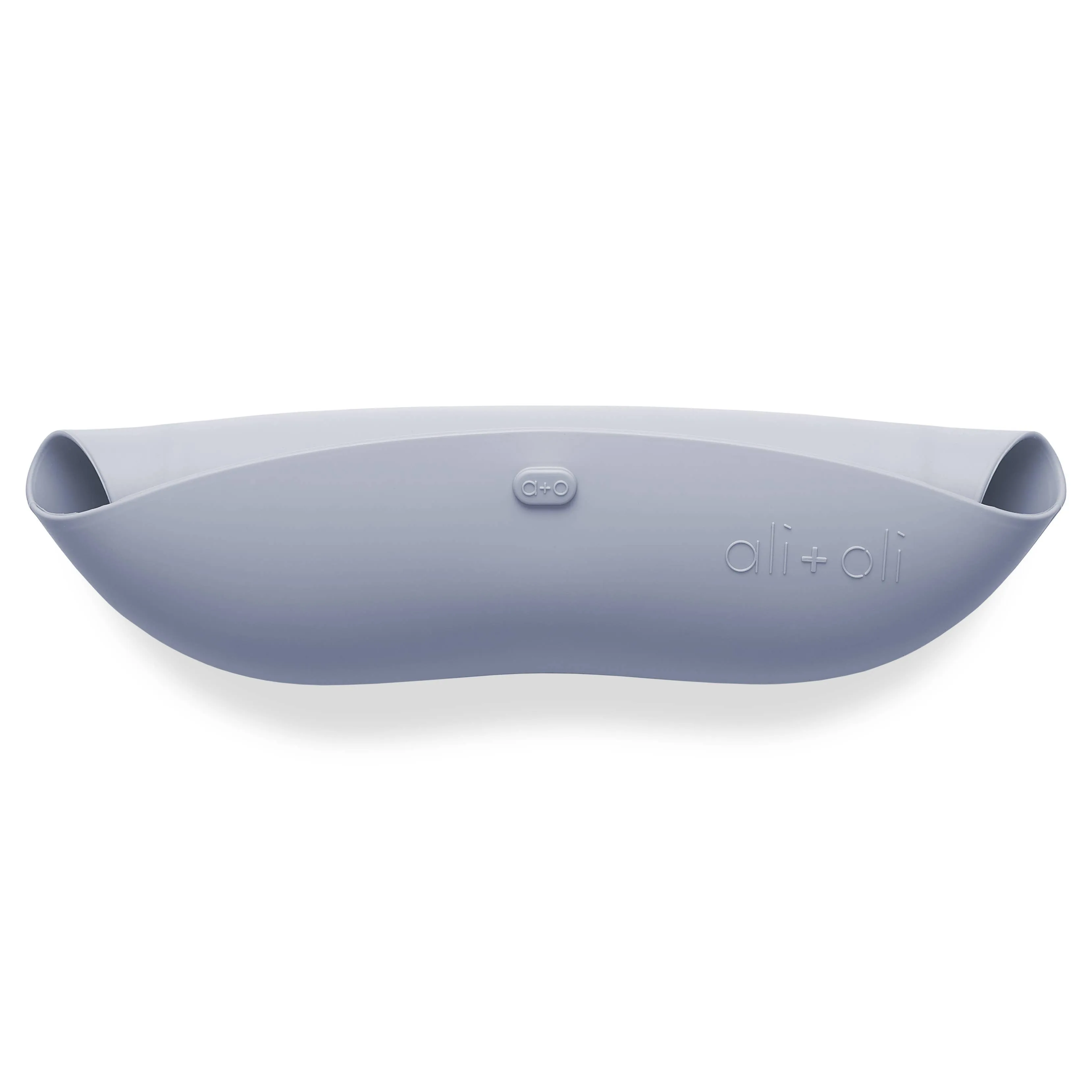Silicone Baby Bib Roll Up - Pebble