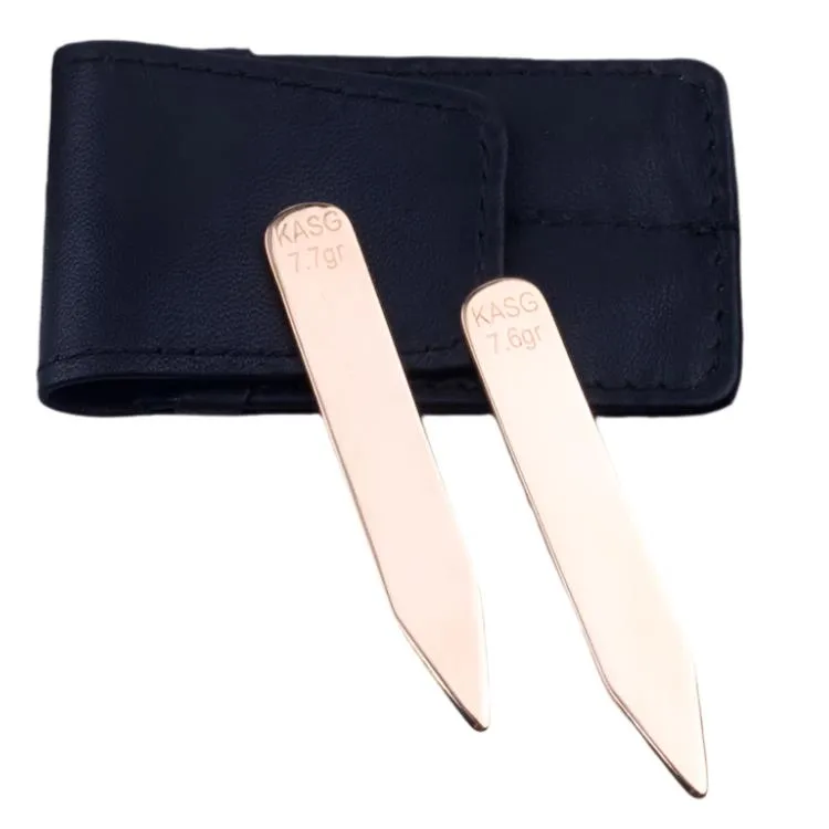Sovereign Grade Solid Gold Collar Stays (14k)