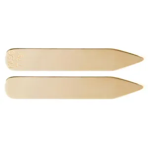 Sovereign Grade Solid Gold Collar Stays (14k)