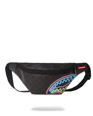 Sprayground Waist bag SHARKS IN PARIS GLOW SAVVY CROSSBODY Black