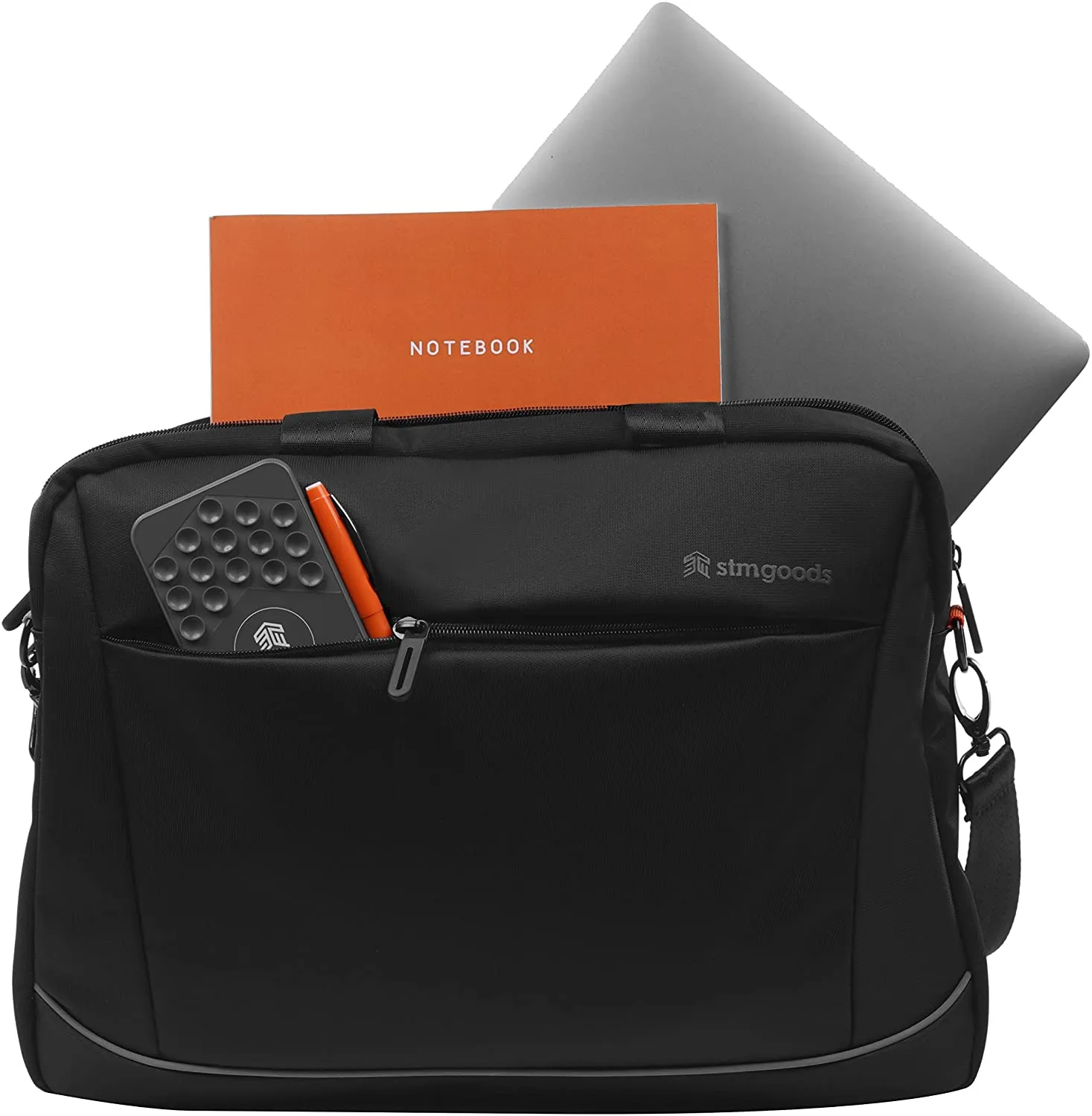 STM Goods Drilldown Carrying Case (Briefcase) for 15" Notebook, Black - STM-117-269P-01