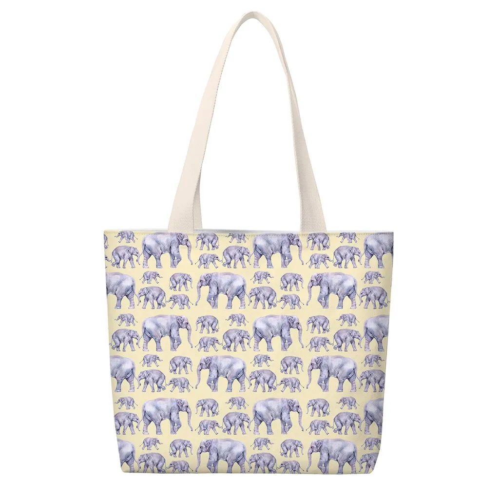 [TB-TD-TL-TM-TW-860] Asian Elephant Totes