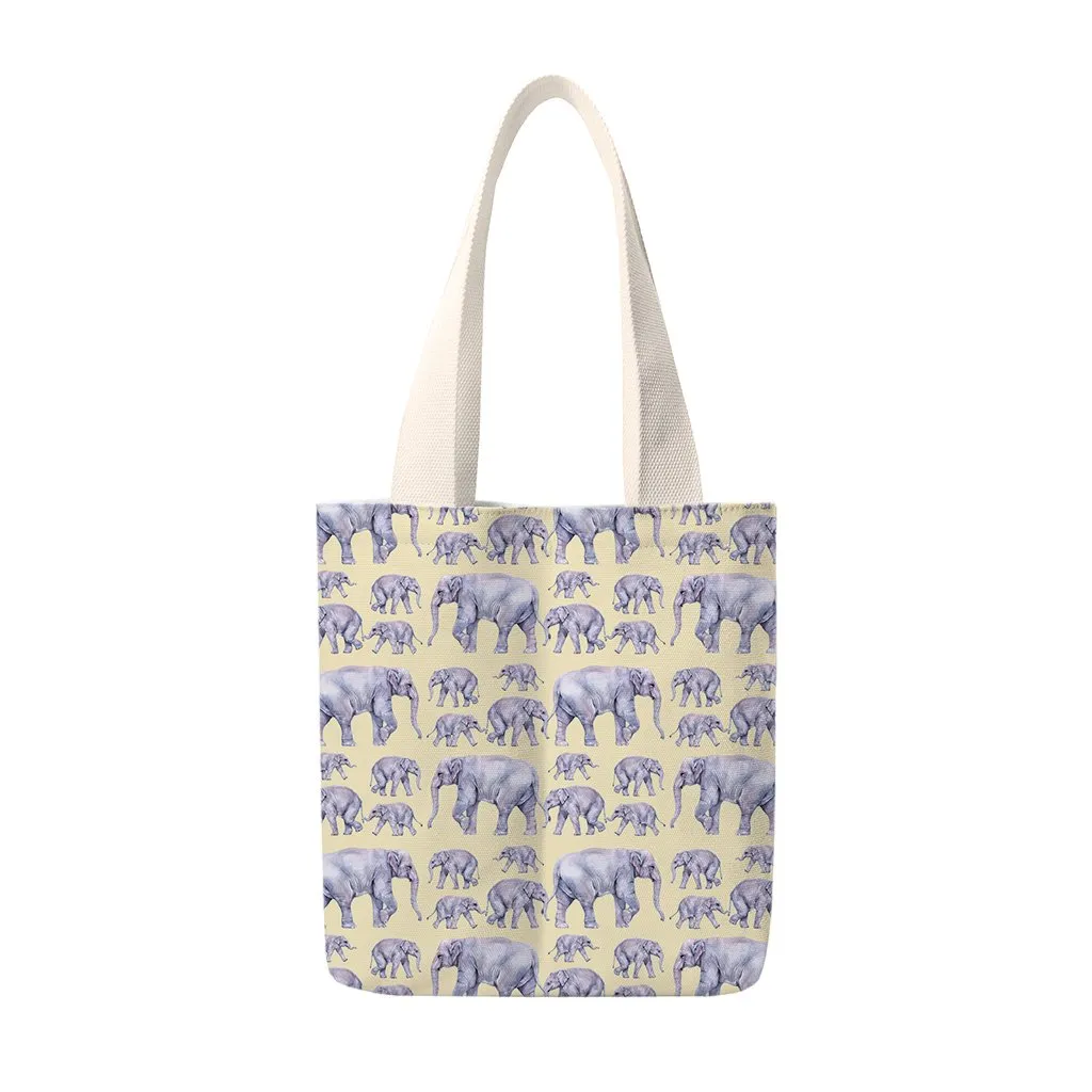 [TB-TD-TL-TM-TW-860] Asian Elephant Totes