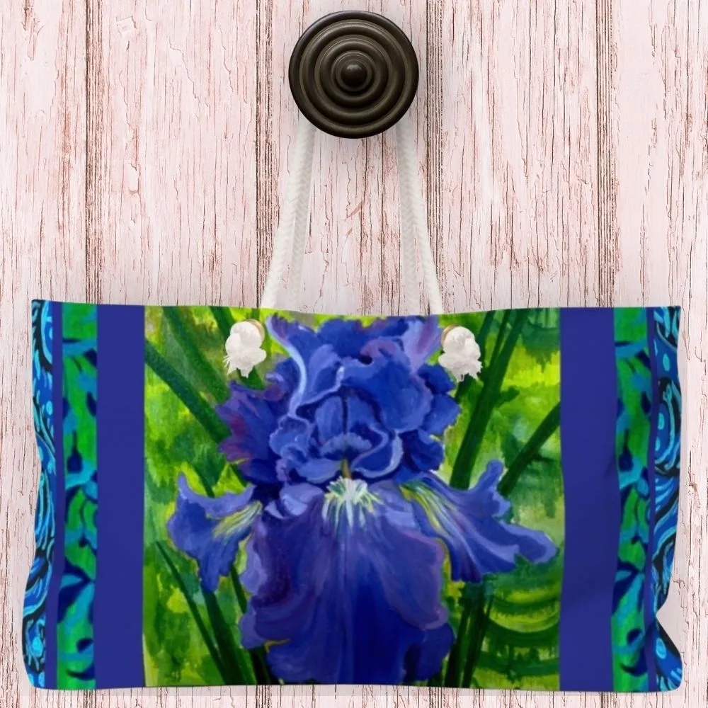 Weekender Bag "Blue Iris"