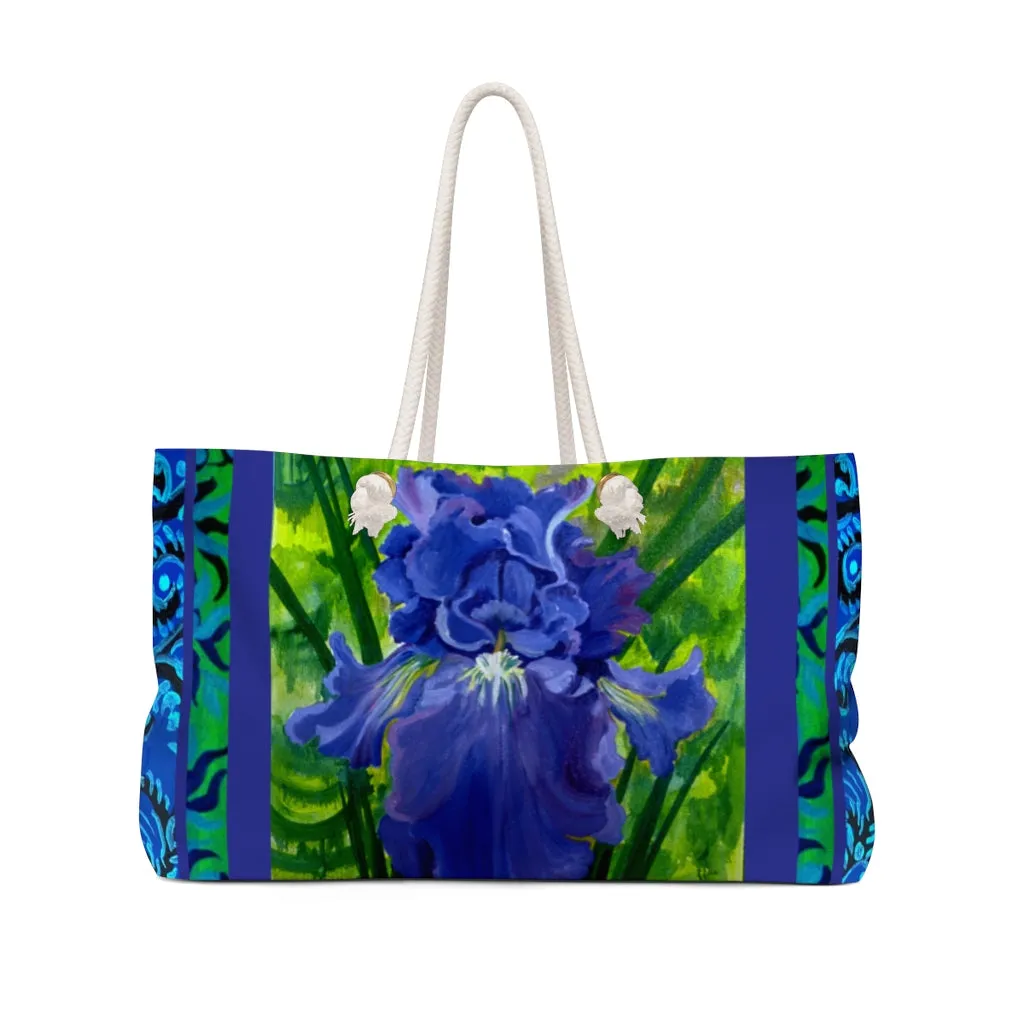 Weekender Bag "Blue Iris"