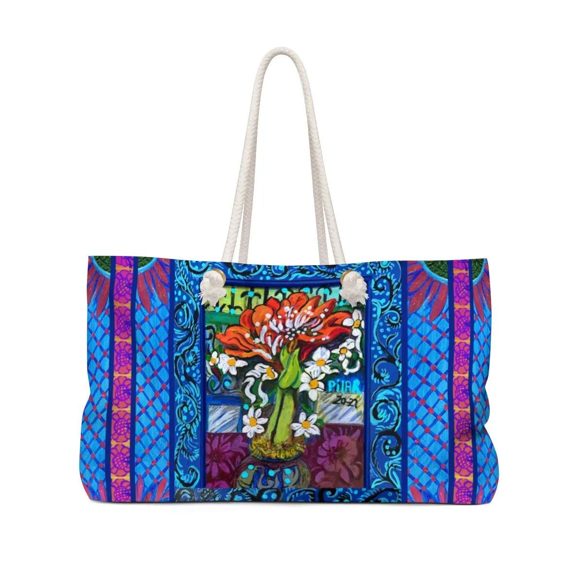 Weekender Bag "Winter Amaryllis"