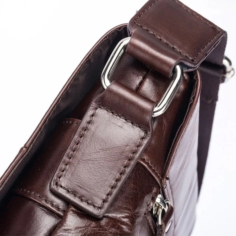 West Louis Genuine Leather Vintage Crossbody Bag