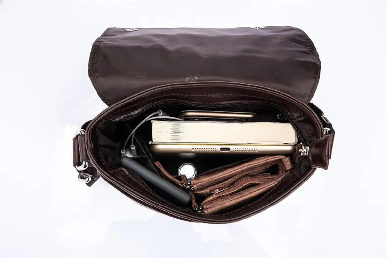 West Louis Genuine Leather Vintage Crossbody Bag