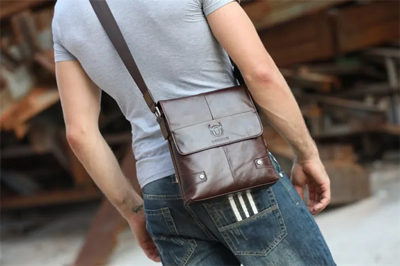 West Louis Genuine Leather Vintage Crossbody Bag